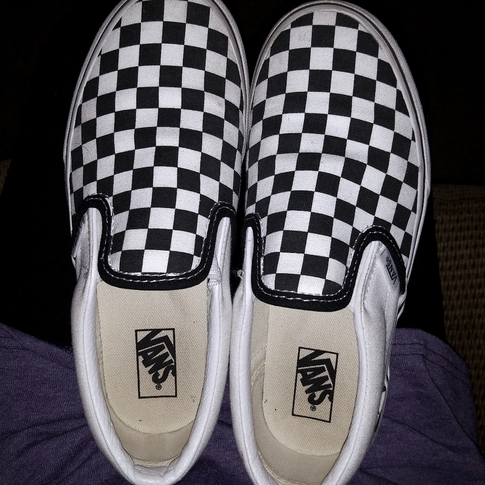 Girls Checkered Vans